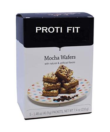 Proti Fit Bariatrix Mocha Wafer Square for weight loss - 15 grams of protein - 5 box serving