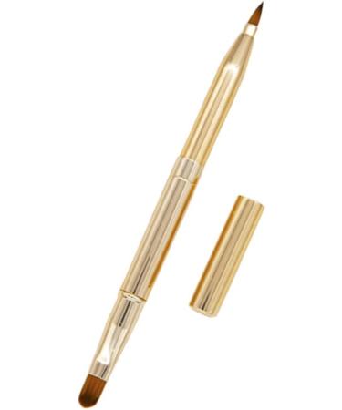 Housoutil Double-ended Lip Brush Double-sided Lip Brush Makeup Lip Makeup Beauty Tool Kit Lip Applicators Cosmetic Kit Lip Gloss Makeup Brush Retractable Lipbrush Lipstick Brush Metal - Buy Online on GoSupps.com