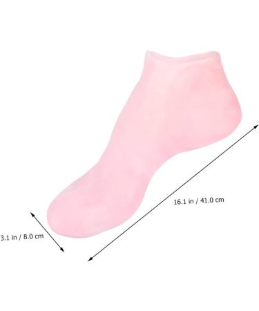 Beavorty 2 Pairs Sock Gel Booties Skin Protect Soles Skin Soles Gel Spa Stocking Humidor Gel Dry-Proof Foot Moisturizer for Dry Feet Lotion High Heels Women's Pink Sebs Moisture Absorption - Buy Online on GoSupps.com