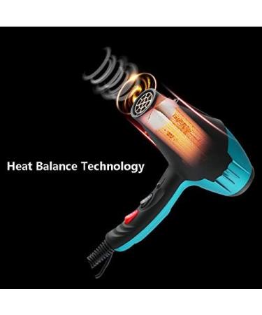 1800W Fast Blow Dryer Salon Hairdryer Blu-ray ion Hair Dryer Large Air Volume Overheat Protection 2 Speed and 3 Heat Setting Plus a Cool Shot Button 2.5m Long Cable concentratorwith Diffuser AC Motor - Buy Online on GoSupps.com