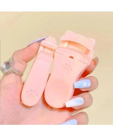 Effortless Lash Curler: Instant Eye-Opening Effect Easy-to-Use Eyelash Curling Tool-Design for Home & Travel Beige - Buy Online on GoSupps.com