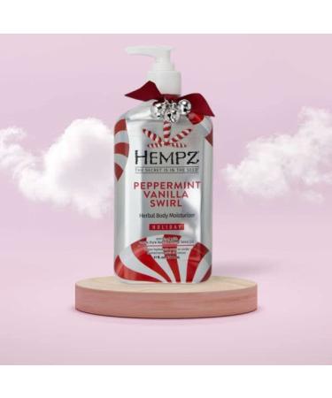 Hempz Peppermint Vanilla Swirl Herbal Body Lotion 17 oz - Limited Edition Moisturizer for Soft Skin - 1-Pack - Buy Online on GoSupps.com