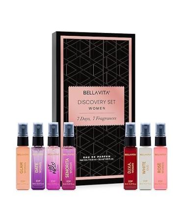 Discovery Gift Set 7x8ML Eau De Parfum Perfume for Women with Floral Fresh & Fruity Long Lasting EDP Fragrance Scent