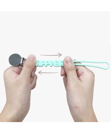 TIAN-K Baby Pacifier Chain | BPA-Free Silicone Dummy Holder for Newborns | Molar Attachment Strap - Buy Online on GoSupps.com