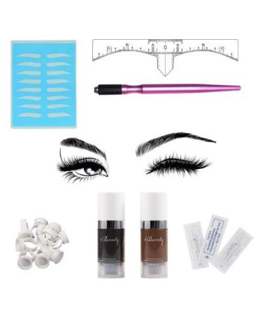 iBeauty Microblading starter set including color and accessories