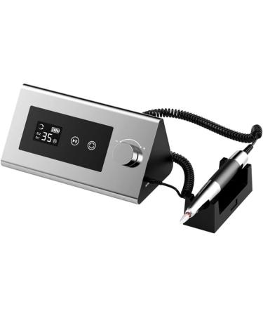 Nail Drill Machine Nail Drill Kit 35000rpm Speed Adjust Portable Electric Acrylic Nail Tools with LED Display for Exfoliating Grinding Polishing
