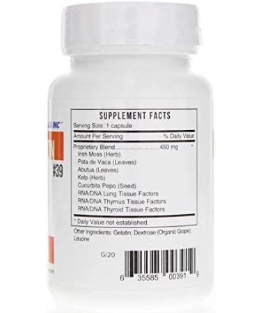 Systemic Formulas Bio Function #39 Gf Thyroid 60 Capsules - Support Thyroid Health - Buy Online on GoSupps.com