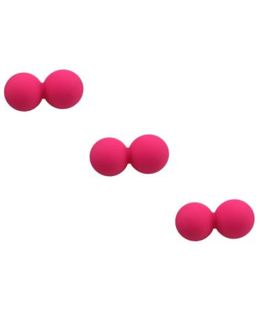 Tovinanna 3st peanut yoga roll Massage ball massage balls massage balls muscle roller pilates ball silicone roll massage roller slopes peanut balls peanut ball scroll wheel sarcolemm massage globe