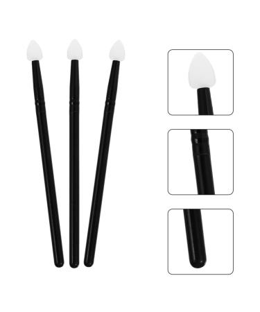 FOMIYES Glitter Lipstick & Silicone Eyeshadow Brush Set | 3Pcs Lip Masks for Eye Shadow Eyeliner & Blush | Perfect for Makeup Art & Epoxy Resin - Buy Online on GoSupps.com