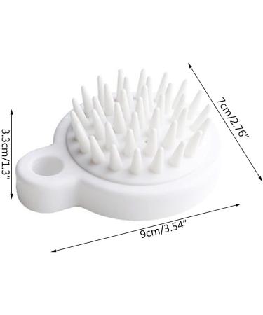 Pointed Lace Silicone Scalp Massage Comb - Acupuncture Point Brush for Hair Care & Shampooing - Detox & Relax - Buy Online on GoSupps.com