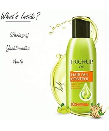 MAWANS TRICHUP Hair Fall Control Haarolie Met Sesamolie Zoethout Amla & Bhringaraj 100ml - Buy Online on GoSupps.com