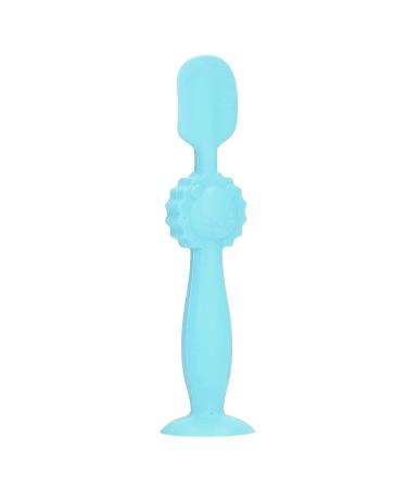 Baby Diaper Cream Spatula - Soft Silicone Brush with Suction Base (Blue) - Buy Online on GoSupps.com