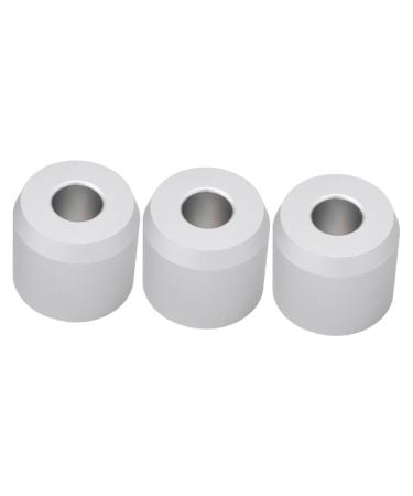 Beaupretty 3pcs Shaving Base Hairdressing Tools Metal Stand Full Metal Shaving Brush Razor Base