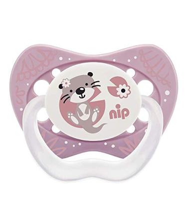 Nip Schnuller 'Life' Silicone Pacifier - BPA-Free Size 2 5-18 Months Dental Care for Girls - Made in Germany - Buy Online on GoSupps.com