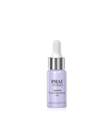 PRAI Ageless Throat and Decolletage Oil (15ml) Dropper - For Fine Lines and Wrinkles on the Neck