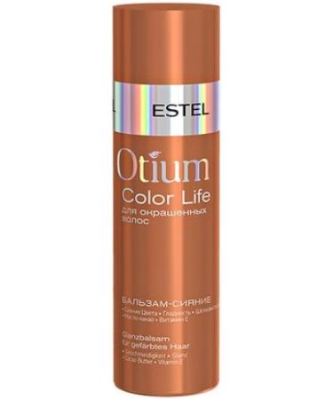 Estel Otium Color Life Radiance Balm for Coloured Hair 200 ml prevents premature washing of the colour pigments from the hair structure and restores damaged areas. - Buy Online on GoSupps.com