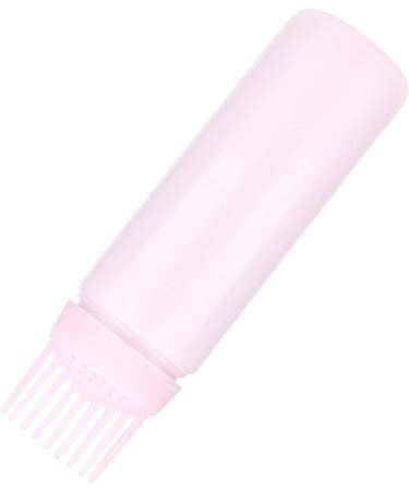Bouteille d'applicateur de de cheveux | Bout eille de pulv risation avec peigne pour les huiles et s rums | Bou teille professionnelle avec peigne pour un traitement direct du cuir chevelu p Pink - Buy Online on GoSupps.com