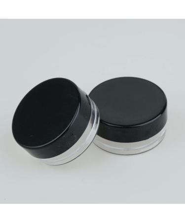 Buy 50s Set of 3ml Mini Empty Cream Jars with Screw Caps for Cosmetics - Black Cosmetic Containers for Creams & Ointments - Buy Online on GoSupps.com