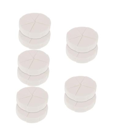 Balacoo 10 Sets Triangular Sponge Puff Makeup Foundation Puff Powder Puffs for Face Powder Foundation Blending Sponge Loose Puff Sponges Latex Sponge Puff Emulsion Flutter White Girl Mini