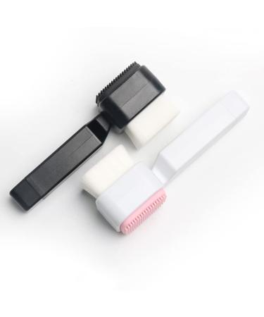 FRCOLOR 2pcs Square Silicone Facial Cleansing Brush - Deep Cleaning Scrubber for Pores & Face Manual Household Tool - Buy Online on GoSupps.com