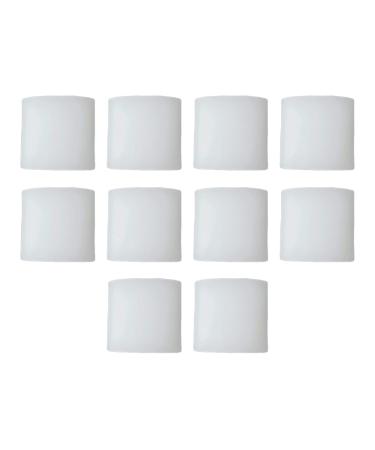 ULTECHNOVO Toe Separator Toe Separator Toe Separator Bunion Corrector 10pcs Toe Toe Sleeves Toe Protectors Silicone Toe Caps Protectors Open Toe Toe Separator Toe Spacers Toe Spacers Toe Spacers White 3x2.5cm