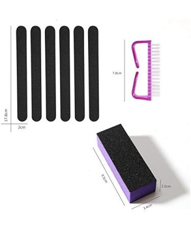Daijianbin 14-Piece Set Manicure Kit Nail Files Brush Polishing Grain for UV Gel Nail Files Buffer - Buy Online on GoSupps.com