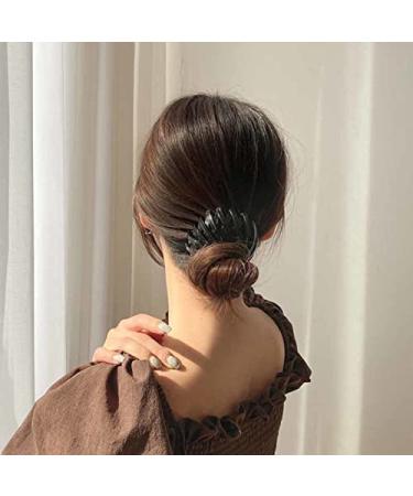 Birds Nest Hair Clip for Women - Stylish Bun Clip for Long Thick Hair - Expandable Ponytail Holder and Hairpin Accessory for Girls and Women - Buy Online on GoSupps.com