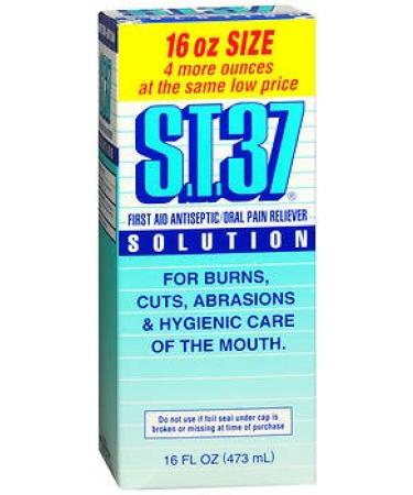 S.T.37 Mouth Pain Relief Solution - 16 oz Pack of 2
