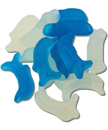  Candycrave Candycrave Vegan Baby Dolphins 2kg | Blue and White | Jelly Candy | Dolphin Shaped | Suitable for Vegans | Ideal for Parties Events and Sharing - Buy Online on GoSupps.com