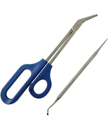 FRCOLOR 2 Sets Daily Life Fingernail Files Silver Color for a Friend Best Drill Bits for Stainless Steel Everyday Dal Grooming Kit Limas De U as Nail Kit Long Handle Manicure Elder - Buy Online on GoSupps.com