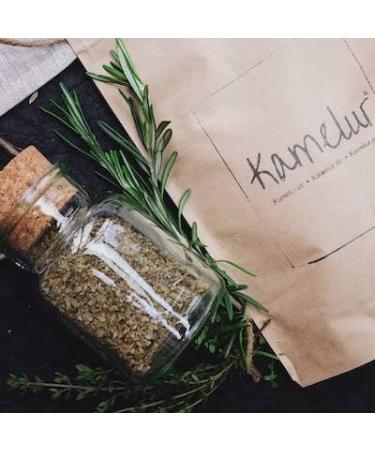 Kamelur 500g of dried and grated organic marjoram - organic aromatic spice - ideal for seasoning bratwurst sausages - in biodegradable packaging - Buy Online on GoSupps.com