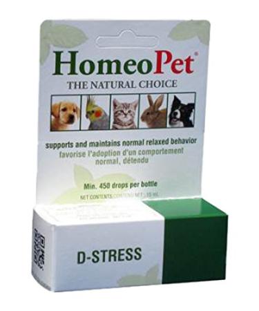 Homeopet 14805 Multi Species D-Stress Anxiety Relief 15-Milliliters