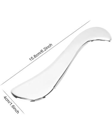 Verdant Touch Stainless Steel Gua Sha Tool - 20cm Body Scraping Board for Pain Relief & Massage - Buy Online on GoSupps.com