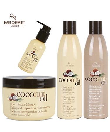 Hair Chemist Coconut Oil Serum 4 oz - Nourishing Hair Treatment - Buy Online on GoSupps.com