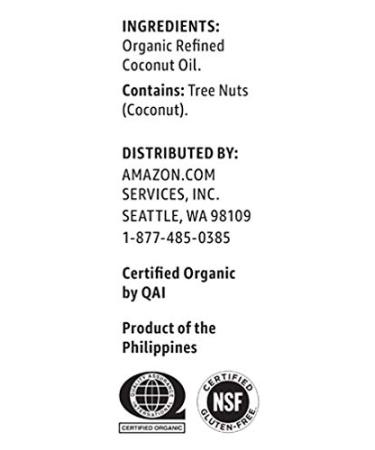 Happy Belly Organic Refined Coconut Oil - 30 Fl Oz - Buy Online on GoSupps.com