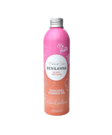 Ben&Anna Ben & Anna Berry Shower Gel - 1 Pack - Shower Gel - Natural Cosmetic Vegan Plastic Free Aluminium Box (1)