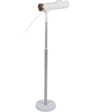 Hair Dryer Adjustable Stand Up Hair Dryer Negative Ions Frizz Control White Gold US Plug 110 240V - Buy Online on GoSupps.com
