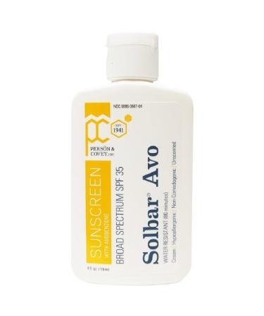 SolBar AVO Sunscreen Lotion SPF 35  Unscented 4 fl oz