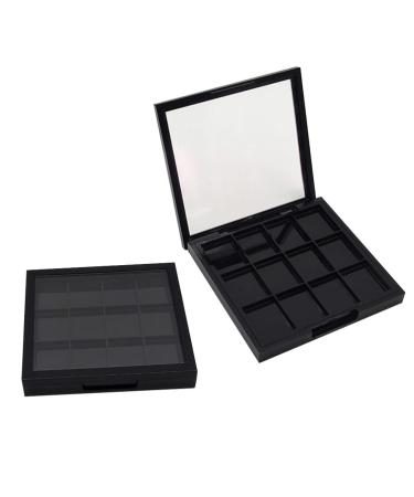 Beaupretty 1pc 12 Empty Eyeshadow Dish Magnetic Empty Lipstick Diy Eyeshadow Make up Travel Bulk Organizer