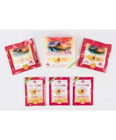La Palm Volcano Spa 5 Step Pedicure Kit - Tropical Citrus | Exfoliating & Nourishing Treatment - Buy Online on GoSupps.com