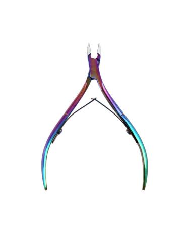 GHEART Cuticle Scissors Cuticle Cutters Professional Nail Scissors Dead Skin and Cuticle Scissors for Pedicure Manicure Dead Skin Foot and Hand Colorful (1 Piece) Colourful