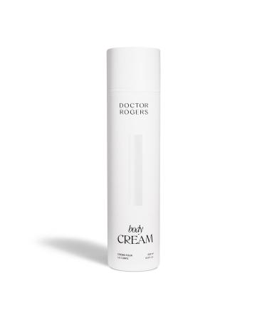 Doctor Rogers Body Cream. Hydrating Unscented Moisturizer for Dry Skin with Shea Butter Squalane Ceramide & Glycerin Moisturizing Lotion 6.8 Ounce (200 ml)