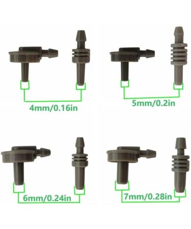 Pack of 8 Replacement NIBP Cuff Connectors | Blood Pressure Monitor Hose Adapters - International Shipping Available - Buy Online on GoSupps.com