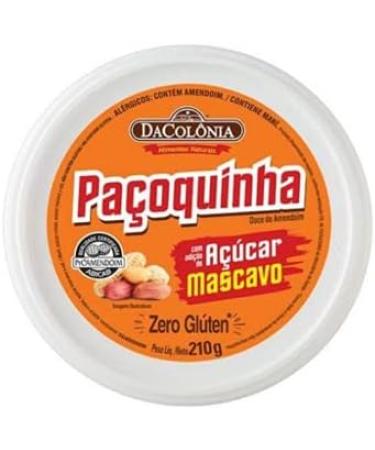 Peanut bar with brown sugar from Brazil pack 210g - Pa oca Rolha com A ucar Mascavo DACOLONIA 210g - Buy Online on GoSupps.com