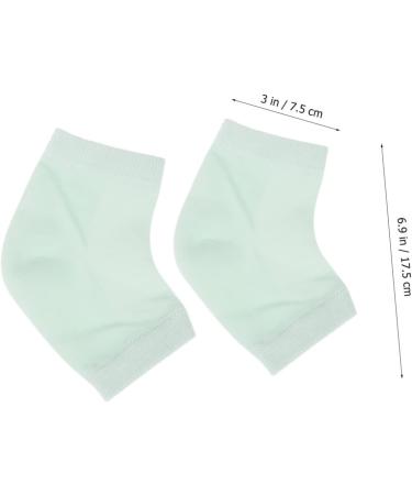 Mikinona 2 Pairs Gel Socks Sprouts Clips Dry Feet Socks Lotion Socks Heels for Men Foot Heel Sleeves for Cracked Heels Heel Socks Men Sock Spa Socks Ankle Socks Toeless Socks - Buy Online on GoSupps.com