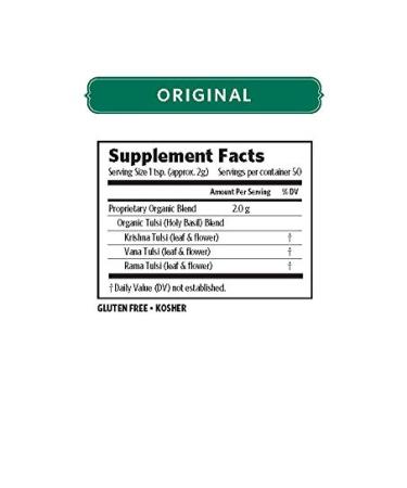 Buy Organic India Tulsi Loose Leaf Tea - Holy Basil, Caffeine Free, 3.5 oz (100 g) - Buy Online on GoSupps.com