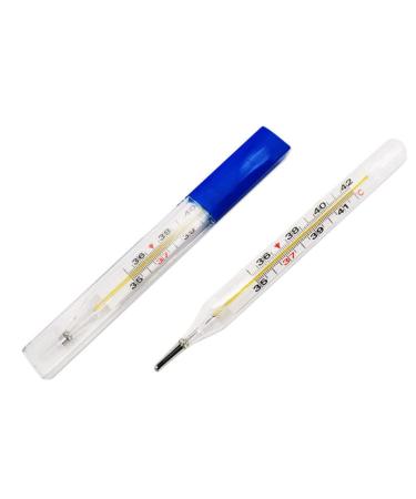Healeved 2Pcs Glass Oral and Axillary Thermometer Set - Fast and Accurate Reading 94-108 F - Armpit Temperature Monitor - Buy Online on GoSupps.com