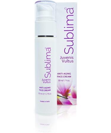 iNNOVAres Sublima Juvenis Vultus Ozonated Oil Cream Anti-Wrinkle Anti-Aging Day and Night Anti-Aging Action for Face Neck and Eye Contour Energizing All Skin Types Paraben-Free - 50ml Airless Bottle
