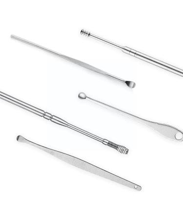 7pcs/Set Steel Ear Wax Removal Tools Kit - Earpick Wax Pickers for Ear Cleaning (Color as Shown) - Buy Online on GoSupps.com