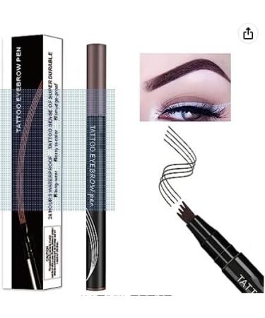 Four Forked Liquid Water Eyebrow Pencil 3D Simulation Native Eyebrow Natural Anti Sweat Eyebrow Pencil Four Colors (Color : 03) - Buy Online on GoSupps.com